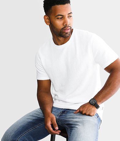 Nova Industries Textured Knit T-Shirt front view