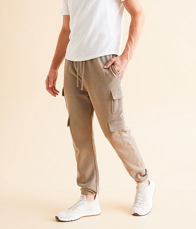 Nova Industries Heathered Cargo Jogger front view