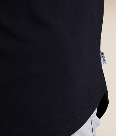 Nova Industries Jacquard Long Body T-Shirt misc detail 1 view