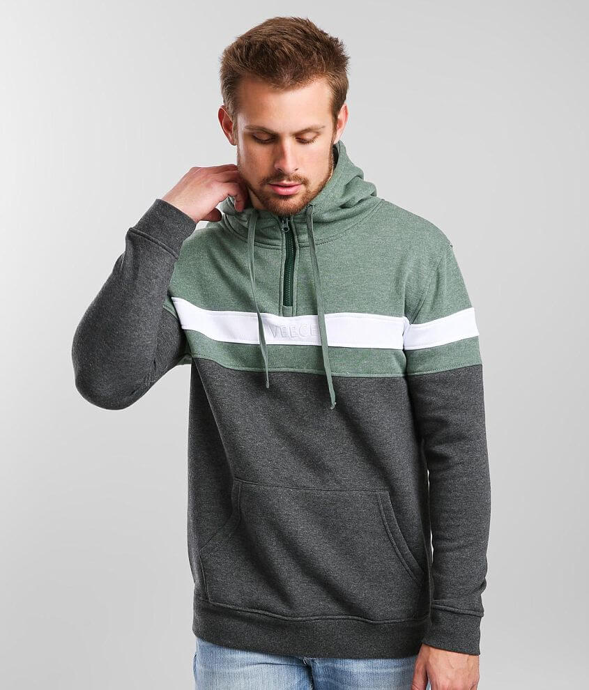 Veece Quarter Zip Hooded Sweatshirt front view