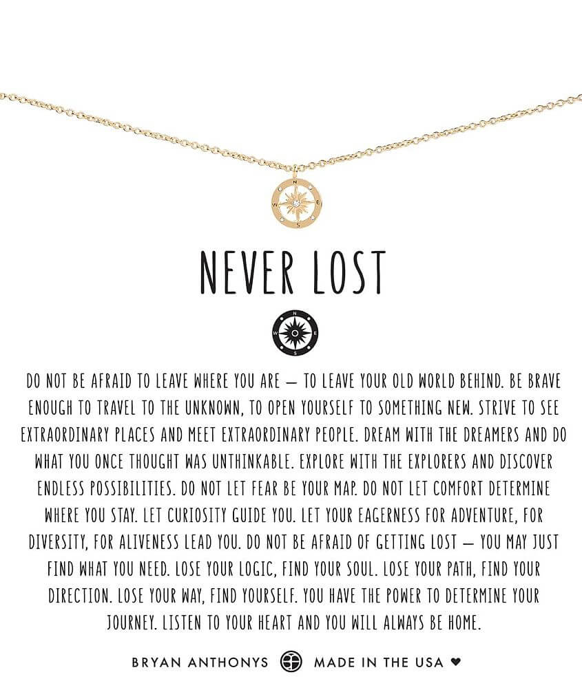 Bryan Anthonys Never Lost Necklace front view