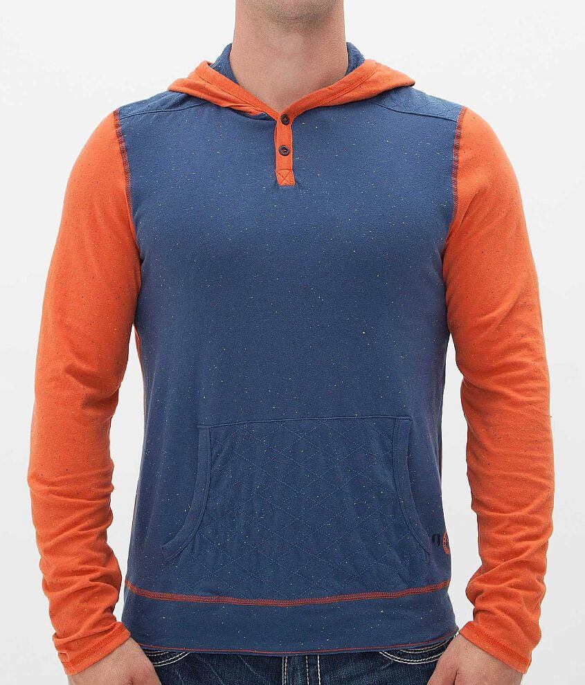 Buffalo Nickley Henley Hoodie front view