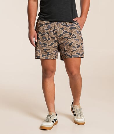 BURLEBO Gauge Camo Athletic Stretch Short front view