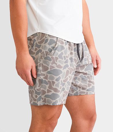 BURLEBO Deer Camo Performance Stretch Short FULL_RIGHT_SIDE