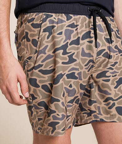 BURLEBO Guage Camo Athletic Stretch Short misc detail 1 view