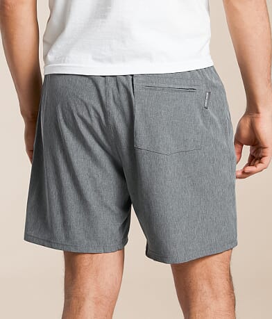 BURLEBO Grizzly Camo Athletic Performance Stretch Short back view