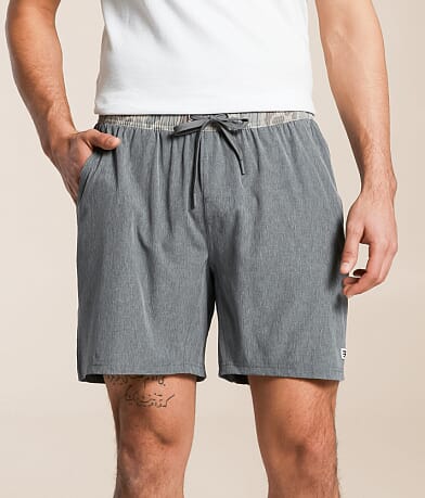 BURLEBO Grizzly Camo Athletic Performance Stretch Short front view