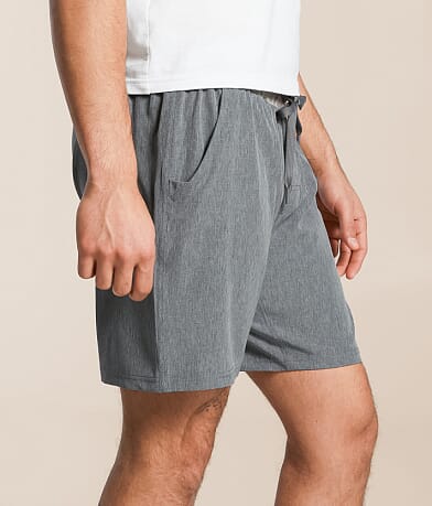 BURLEBO Grizzly Camo Athletic Performance Stretch Short full right side view