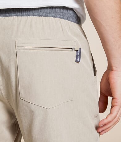 BURLEBO Athletic Performance Stretch Short back pocket view