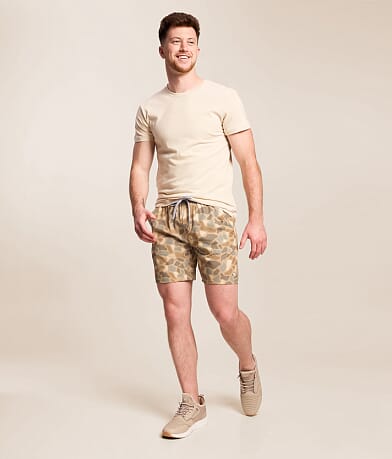 Athletic Camo Stretch Short