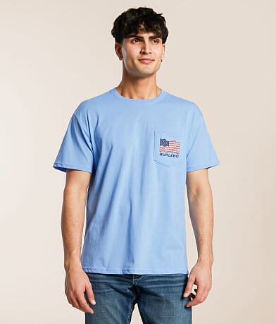 BURLEBO Camo Beach Cruiser T-Shirt front view