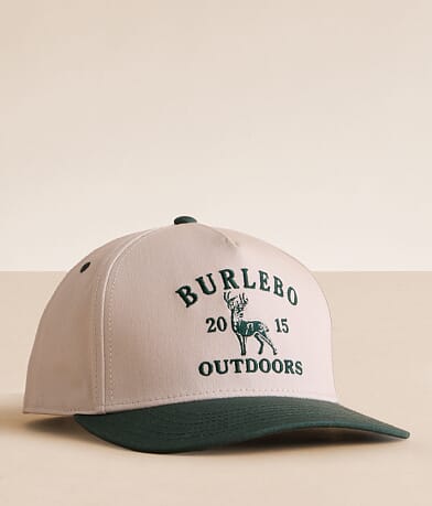 BURLEBO Vintage White Tail Hat front view