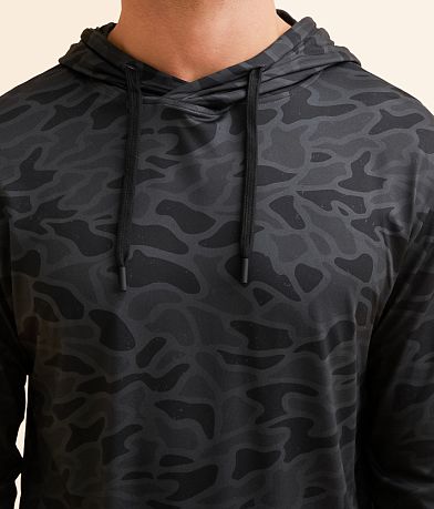 BURLEBO Camo Performance Hoodie misc detail 2 view