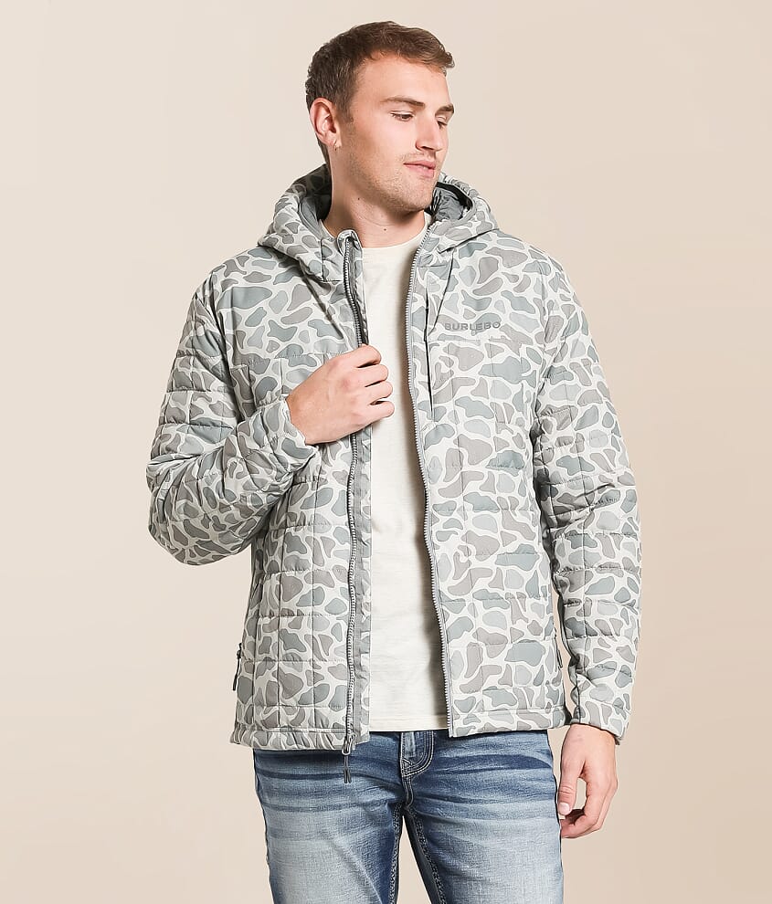 Performance Camo Puffer Hooded Jacket