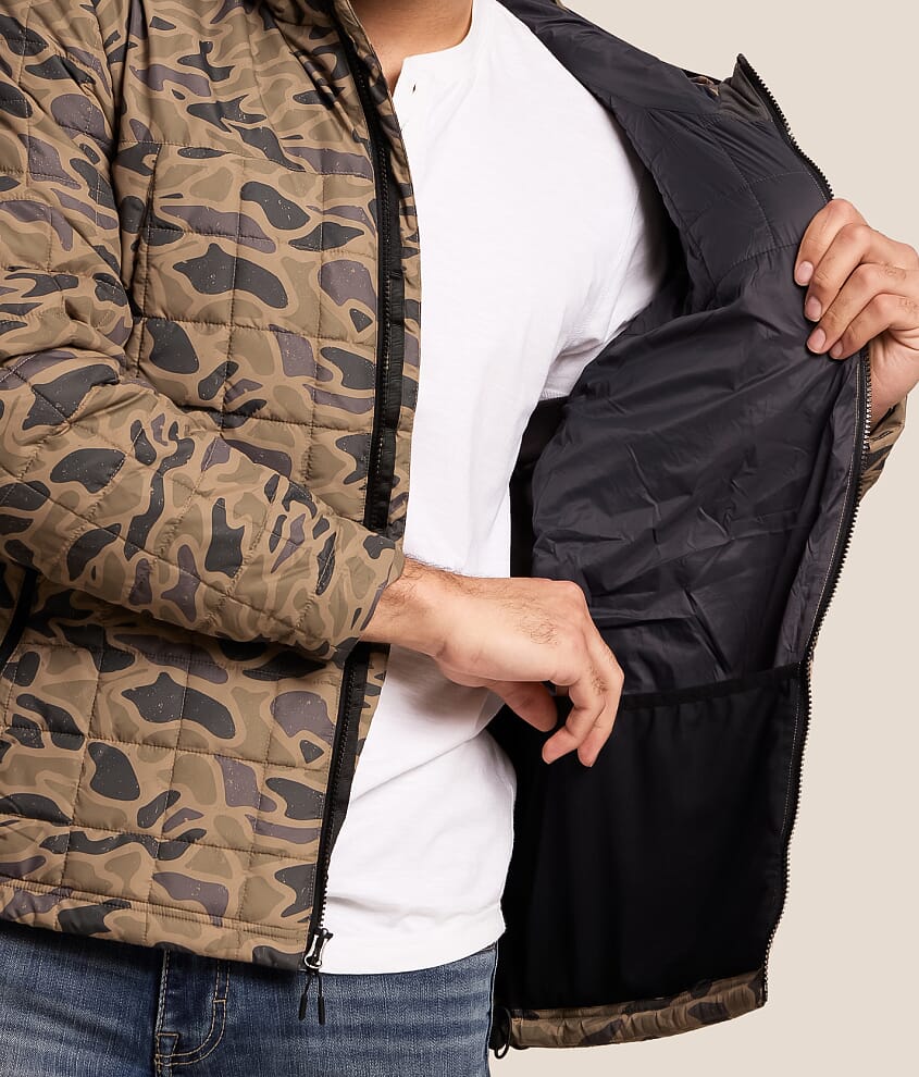 Camo Performance Hooded Puffer Jacket