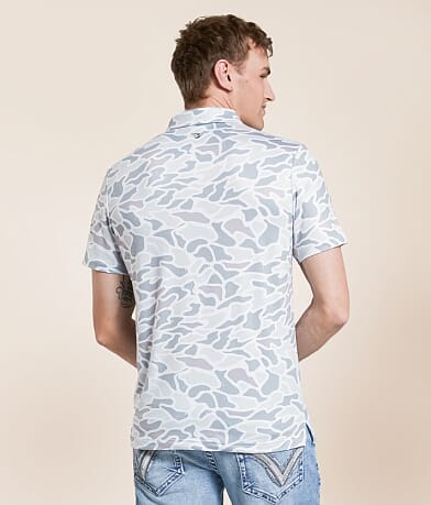 White Camo Performance Polo thumbnail 2