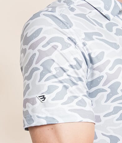 White Camo Performance Polo thumbnail 5