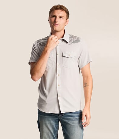 buckle dress shirts JXQXHCFS Metal Shoulder Strap Men's Long-Sleeved Slim Casual Business Formal Party Clothing black XS : Clothing, Shoes & Jewelry The Buckle Black Textured Standard Shirt features a refined cotton construction with a distinct woven texture Men's Short Sleeve & Button