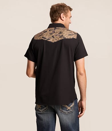 Camo Western Performance Stretch Shirt thumbnail 2