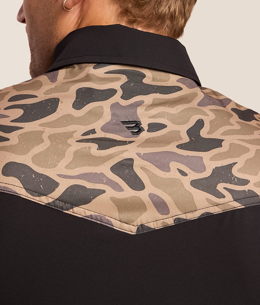 Camo Western Performance Stretch Shirt
