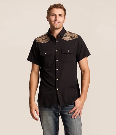 Camo Western Performance Stretch Shirt