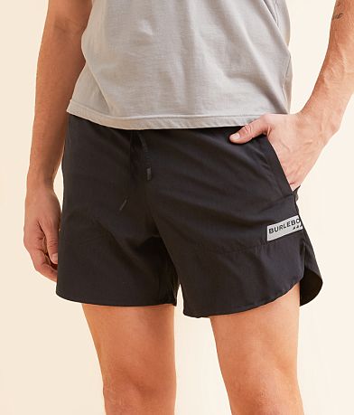 BURLEBO Running Performance Stretch Short front view