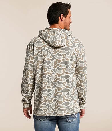 BURLEBO Classic Deer Camo Thermal Hoodie - Men's Sweatshirts in Classic ...
