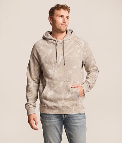 Vintage Washed Camo Hooded Sweatshirt