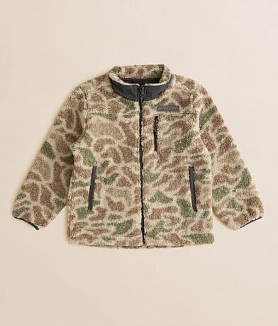 BURLEBO Boys - Alpine Camo Jacket front view