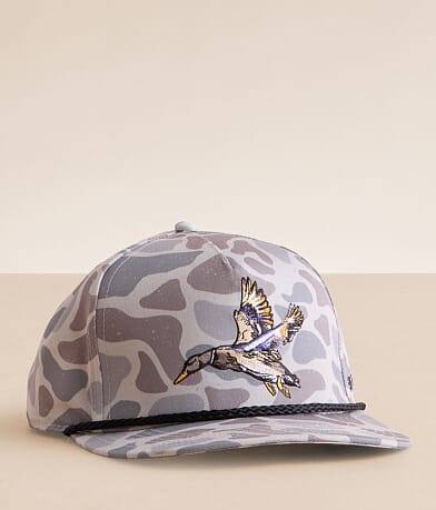 BURLEBO Boys - Diving Mallard Camo Hat front view