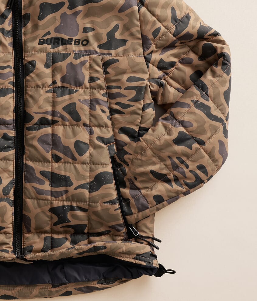 Boys - Camo Performance Hooded Puffer Jacket