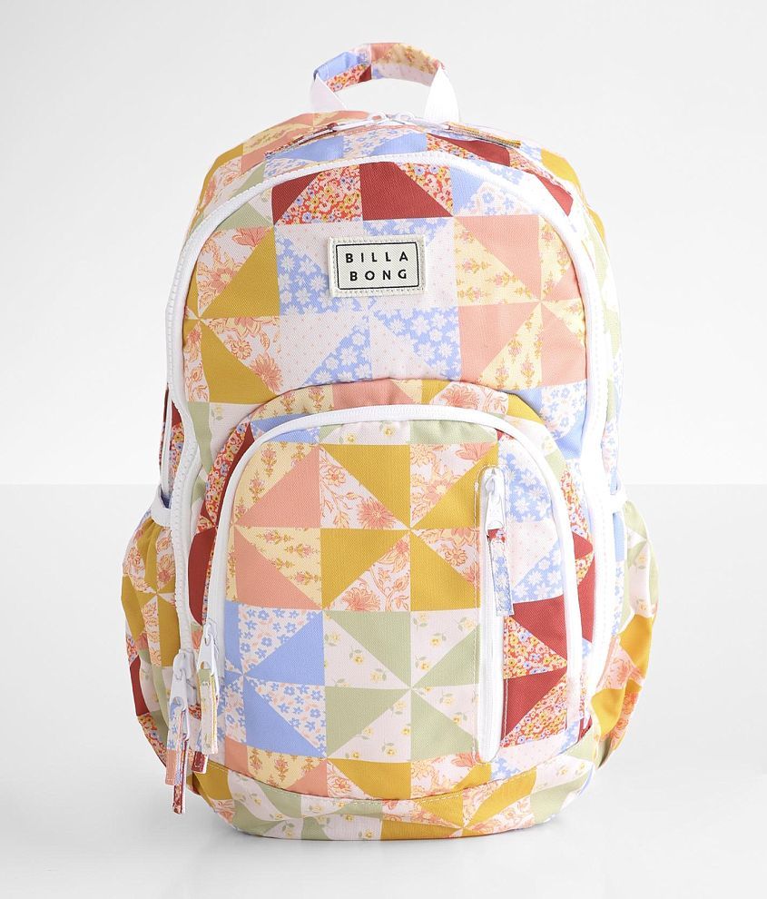 Billabong Roadie Patchwork Backpack front view