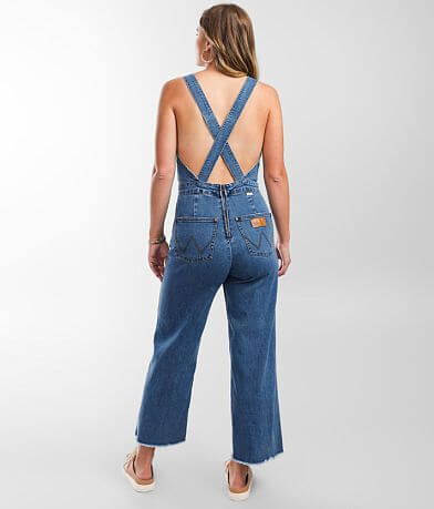 Billabong x Wrangler&#174; Western Sun Denim Overalls BACK
