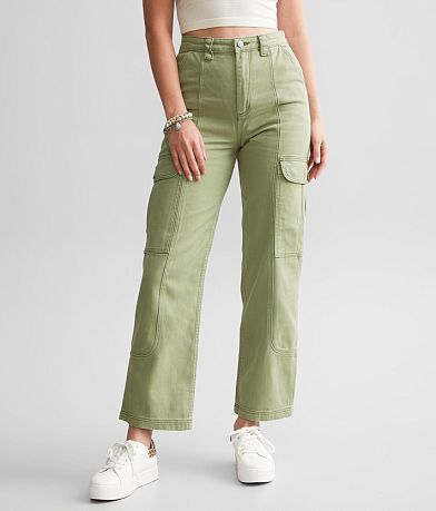 Billabong Going High Flared Pants - Green Floral Pants - Pants - Lulus