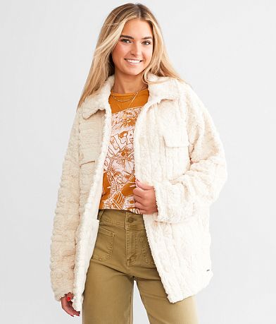 Billabong Fairbanks Fleece Shacket front view