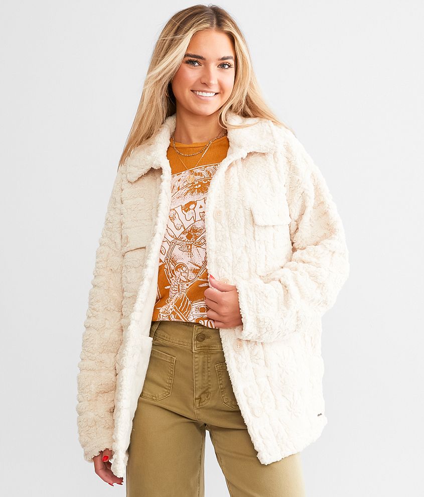 Billabong fuzzy jacket best sale