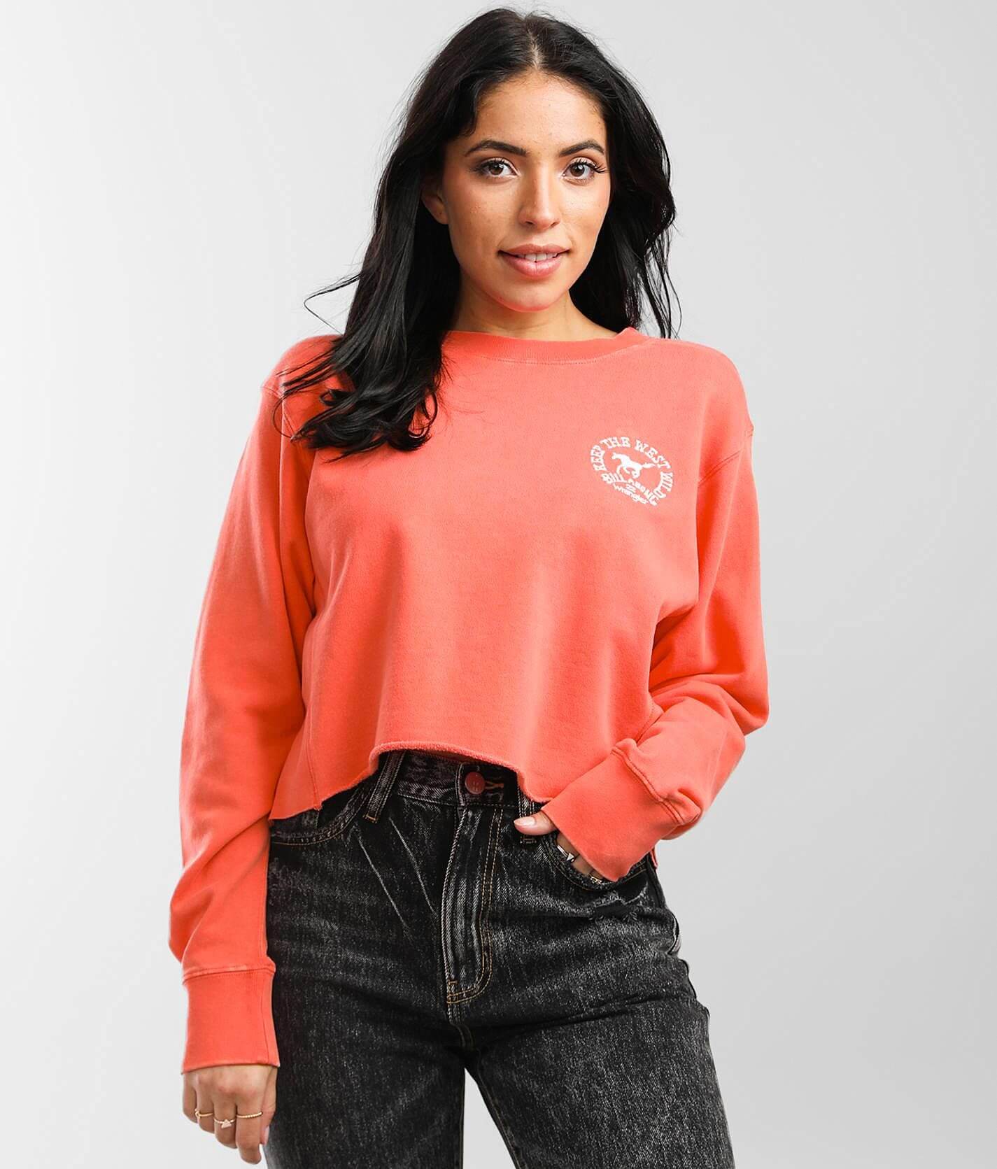 トップス bijou puff sweat Billabong x Wrangler® Past Time Sweatshirt - Women's
