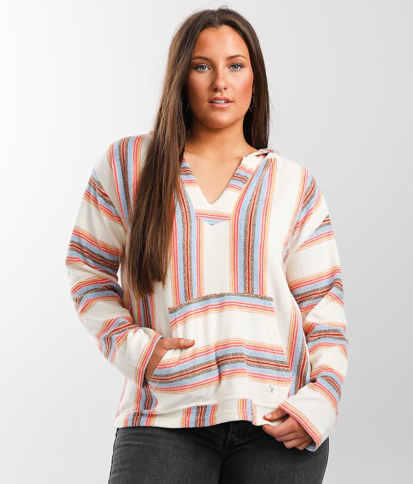 Billabong Baja Sands Hoodie Women s Sweatshirts in Multi Buckle