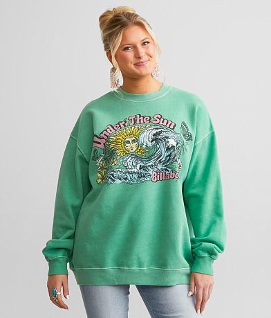 Billabong Ride In Crew Fleece Pullover full left side view