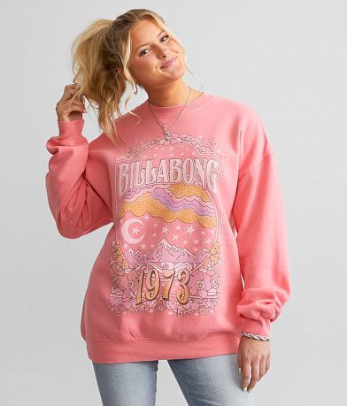 Billabong Ride In Crew Fleece Pullover full left side view