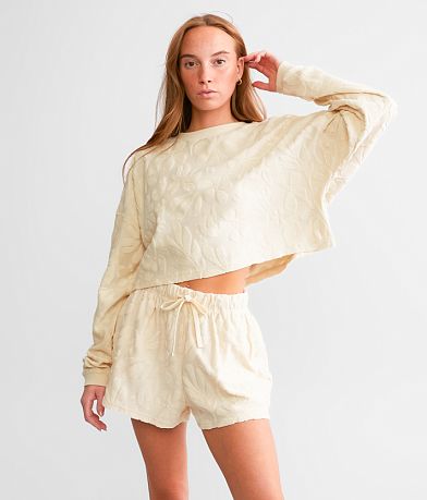 Billabong Loosen Up Cropped Pullover full left side view