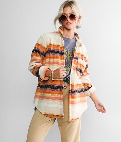Billabong Forge Fleece Flannel Shirt front view