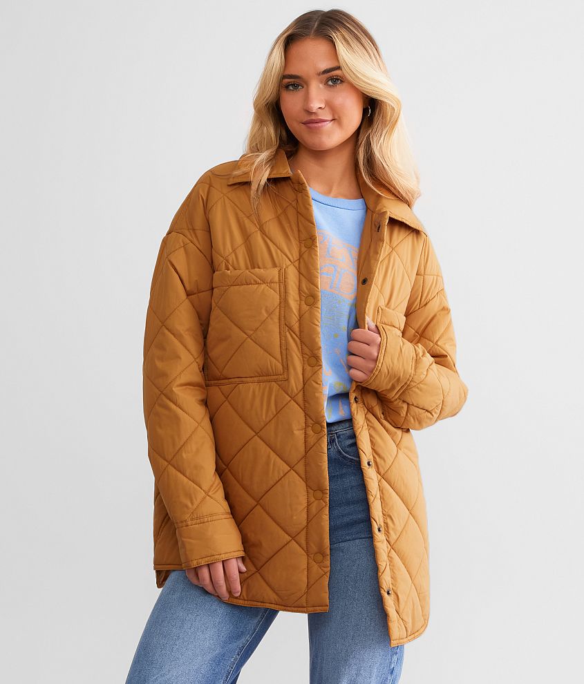 Billabong Transport Shacket - Women's Coats/Jackets in Caramel | Buckle
