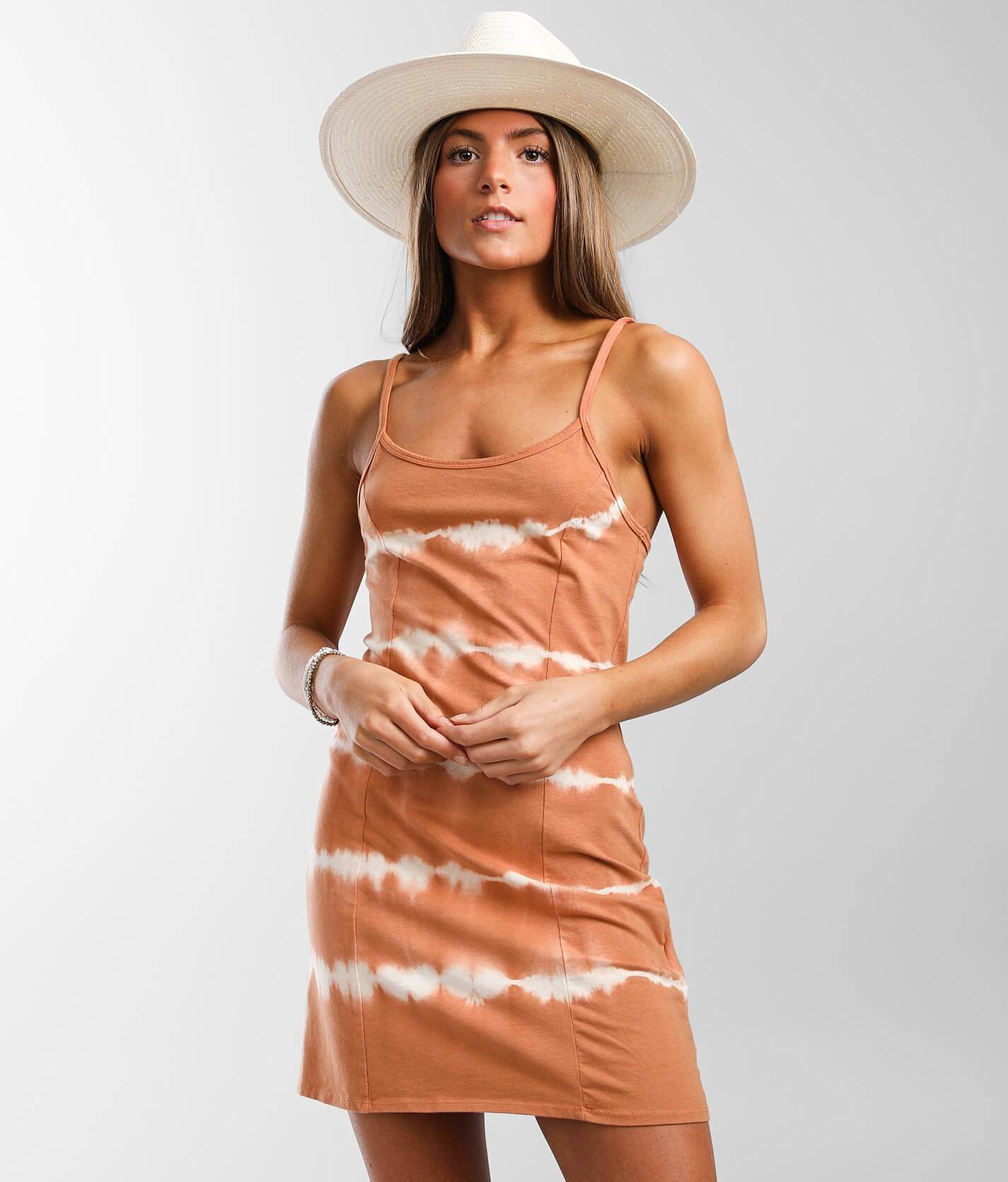 billabong orange dress