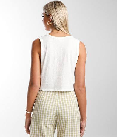 Billabong Cut Off Tank Top back view