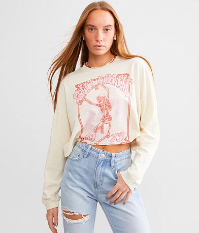 Billabong Beach Boyfriend Cropped T-Shirt front view