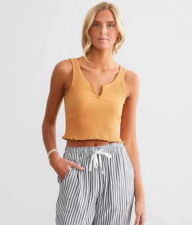 Billabong Notch Ribbed Tank Top front view