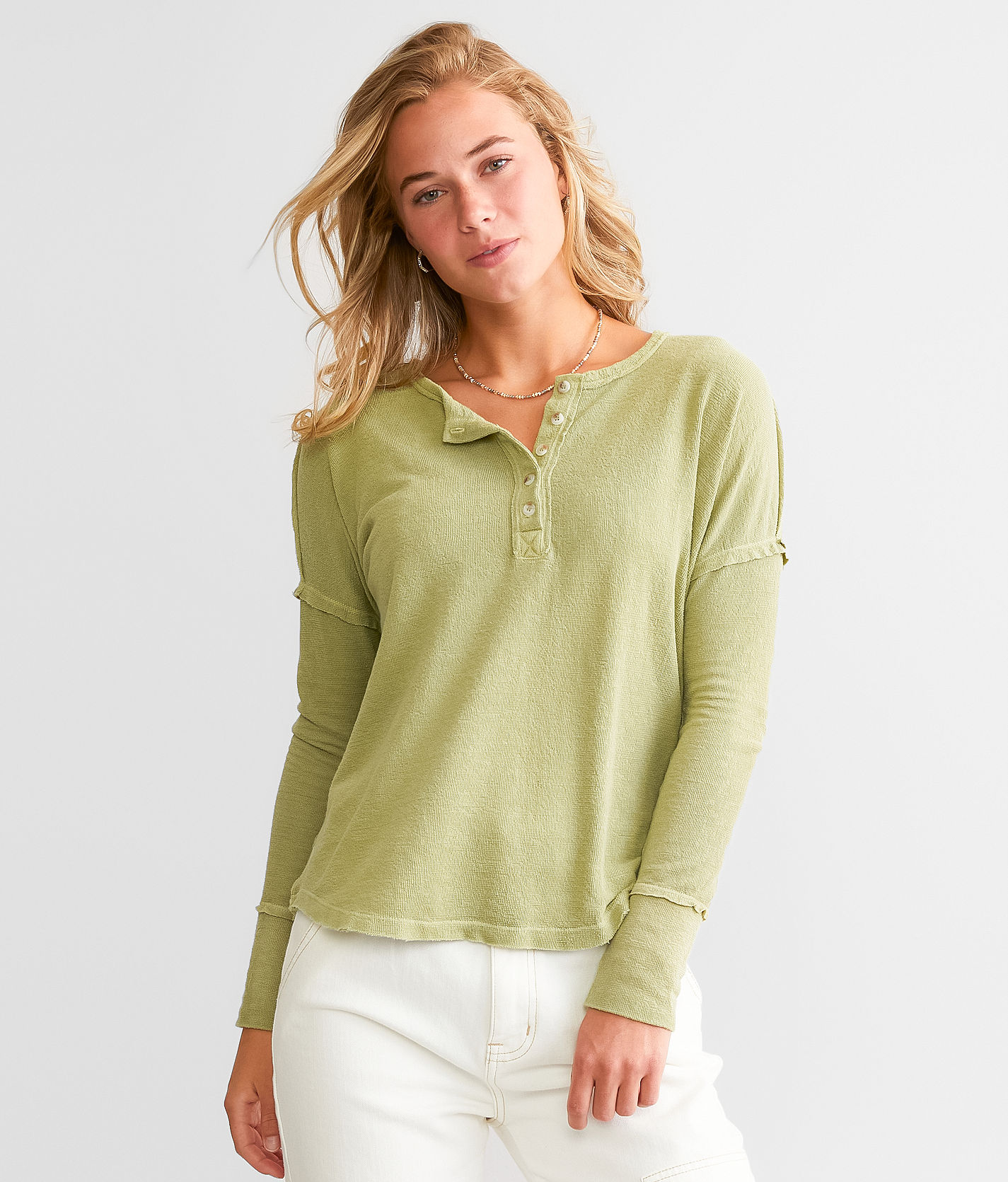 Billabong New Anyday Henley - Women's Shirts & Blouses in