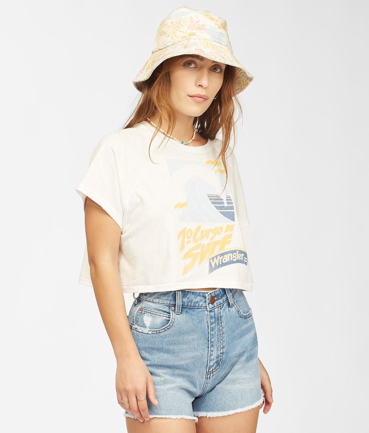 Billabong X Wrangler® Take It On T-Shirt - Women's T-Shirts In Salt ...