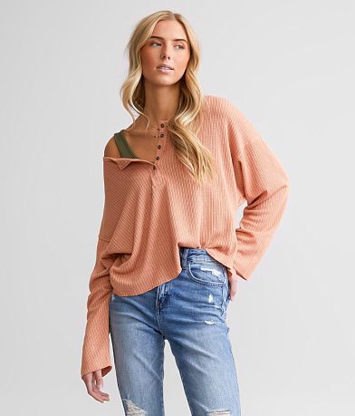 Billabong Come Again Henley front view